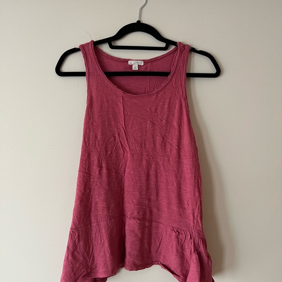Gap Cotton Pastel Red Tank Top A line - Picture 1 of 6